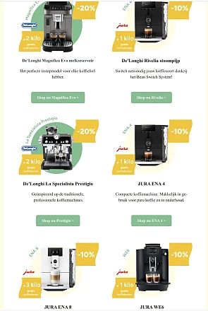 Koffiemachine Outlet