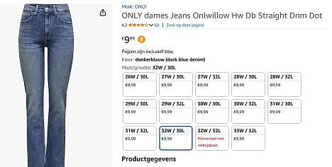 only dames jeans