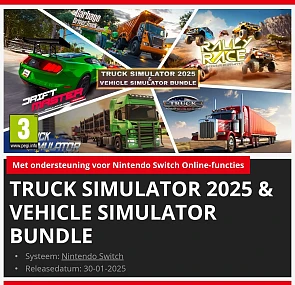 Truck simulator 2025 voor Nintendo switch