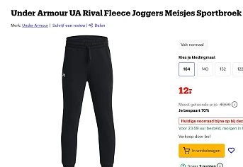 under armour sportbroek