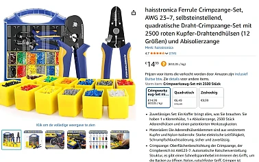 krimpgereedschapsset bij amazon