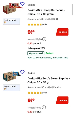 Dagdeal chips