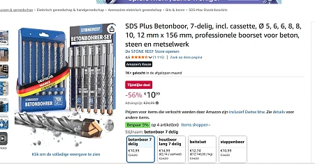 7 Delig betonborenset nu -56%