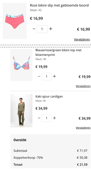 Bel&Bo koppelverkoop -70%