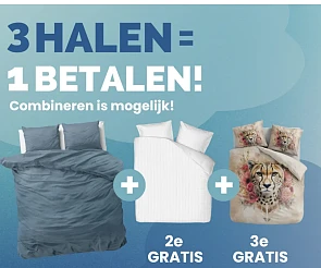3 halen = 1 betalen