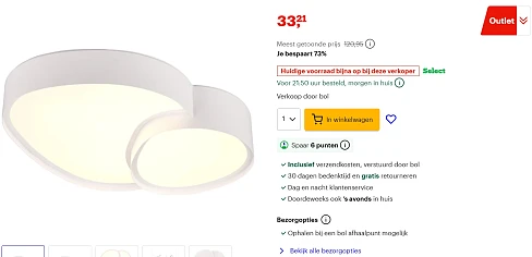 TRIO RISE - Plafondlamp bij bol