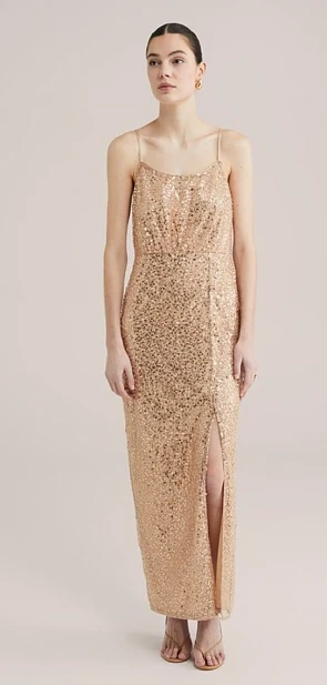 We fashion damesjurk met pailletten