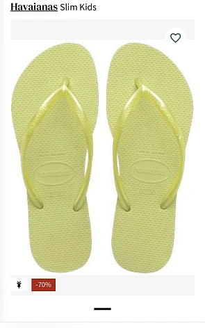 Havaianas slim kids slippers -70%
