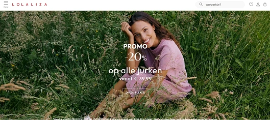 20% op jurken bij lolaliza