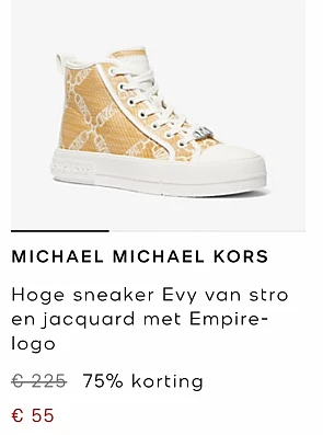 Tot 75% korting op Michael Kors