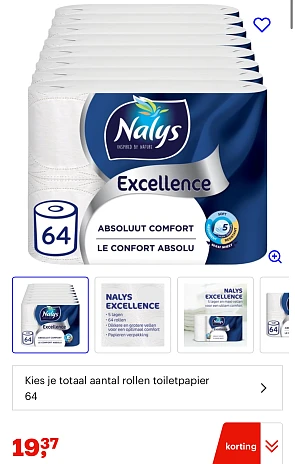 Nalys Excellence Toiletpapier