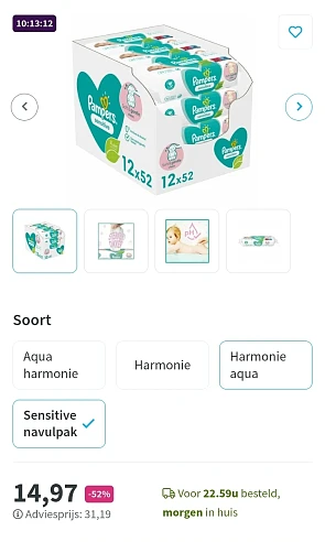 Dagdeal bij Plein: Pampers billendoekjes met hoge korting
