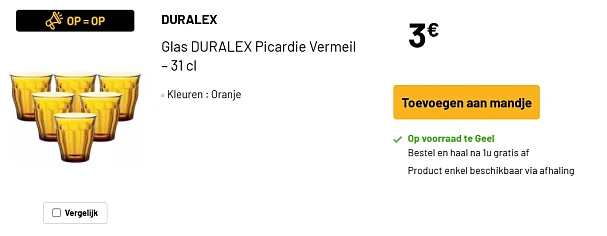 set glazen,sla schalen enz bij elektro depot