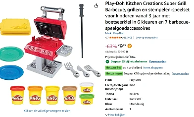 Play-Doh Kitchen Creations Super Grill Barbecue