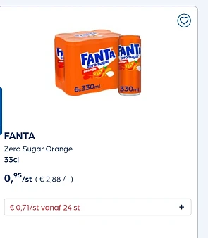 FANTA 33cl -25%