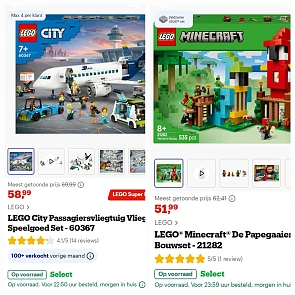 Lego Super Deals bol - 15u