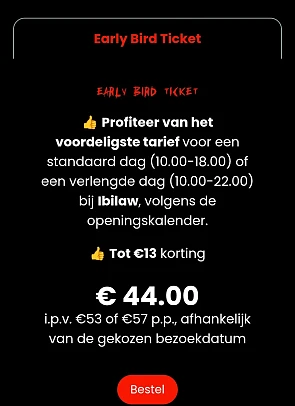 Walibi in Halloween voordelig ticket tot €13 korting