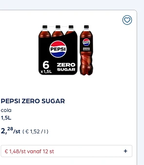 Pepsi 1,5L -35%