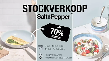 Stockverkoop Salt&Pepper