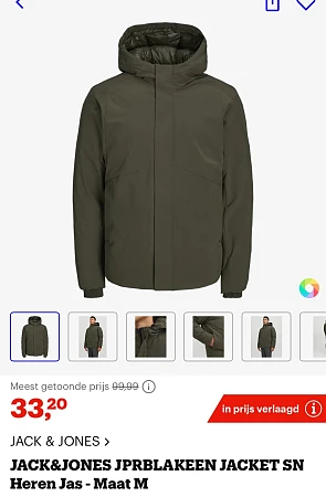 Jack&Jones jacket heren jas -maat M -67% bij bol.com