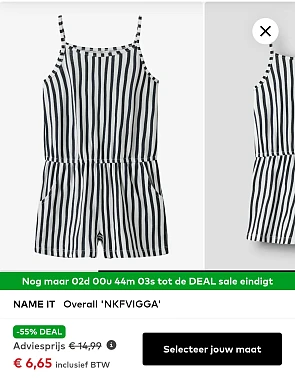 Name it overall -55% op aboutyou.be