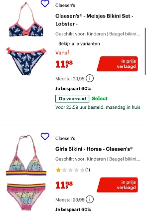Zwemkleding -60%