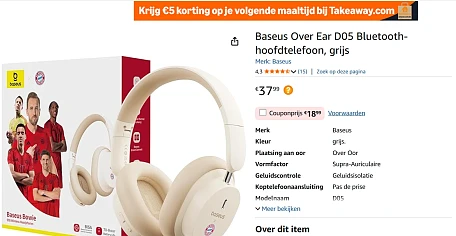 baseus hoofdtelefoon