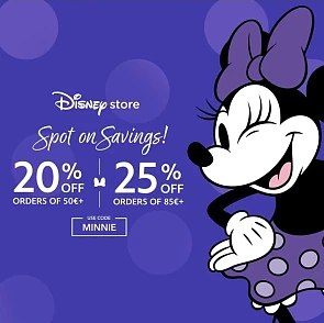 Tot 25% korting bij disneystore.eu