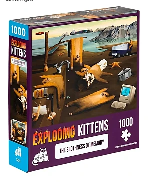 Exploding kittens puzzel 1000 stuks