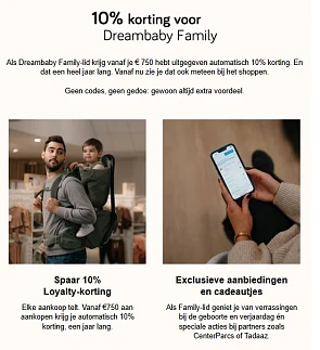 Dreambaby deals en -10% als Member