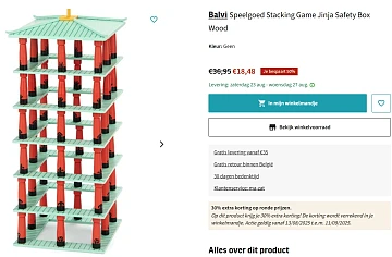 Stapelspel met 65% korting bij Juttu