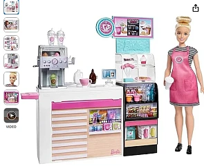 Barbie Koffiebar Speelset goedkoop bij Amazon NL