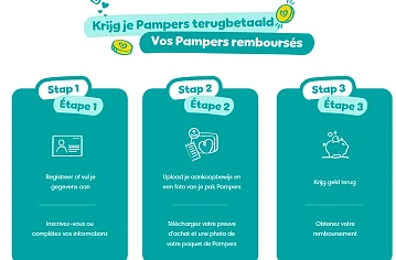 Pampers jusqu'à 100% remboursés 👶🏻