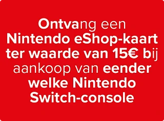 E-shop kaart Nintendo cadeau bij aankoop