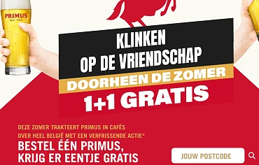 Primus Haacht 🍻 1+1 gratis op café