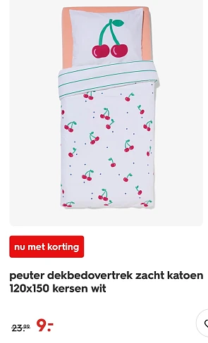 peuter dekbedovertrek