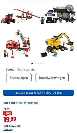 Playtive clippys bouwset M -20% op lidl.be