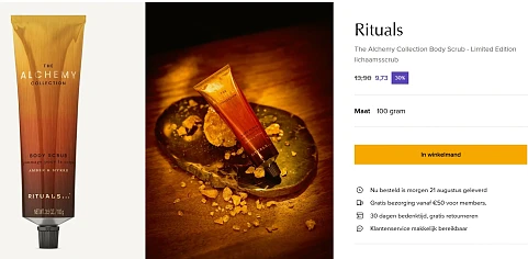 -30% Rituals The Alchemy Collection Body Scrub