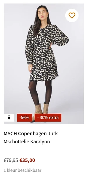 -69% stijlvol kleedje MSCH Copenhagen ✨ Ronde Prijzen met -30% extra
