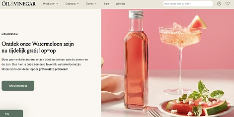 Gratis watermeloen azijn 100 ml bij Oil&Vinegar 🍉
