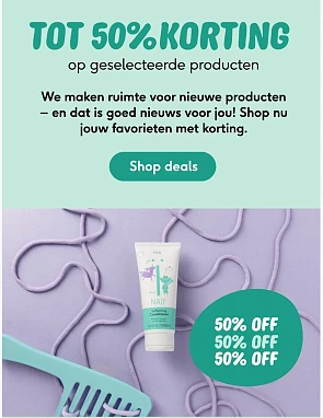 Tot 50% korting bij Naïf