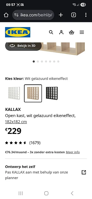 Kallax 182x182 Ikea Nederland