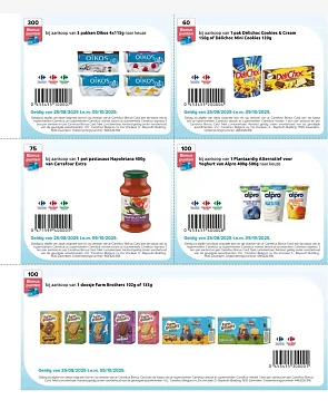 Vanaf 25/8 nieuw food magazine gratis bij Carrefour met punten coupons