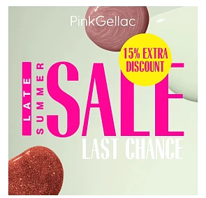 15% extra korting bovenop sale bij Pink Gellac