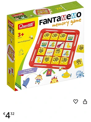Quercetti Fantamemo Bij