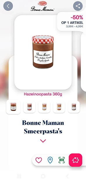 -50% bonne maman smeerpasta's