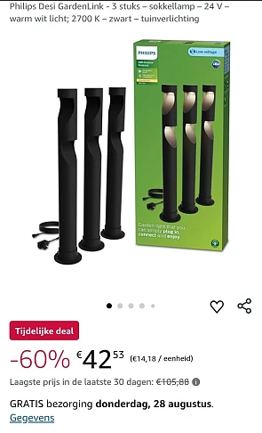 Philips Desi GardenLink 3 stuks -60%
