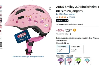Fietshelmen jongens/meisjes