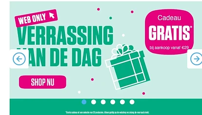 Gratis cadeau bij aankoop vanaf €29 op medi-market.be