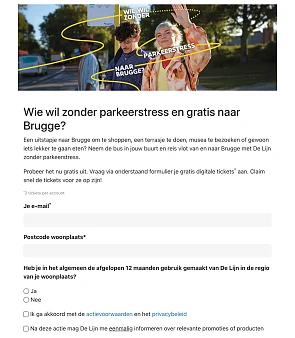 Delijn gratis ticket Delijn Brugge